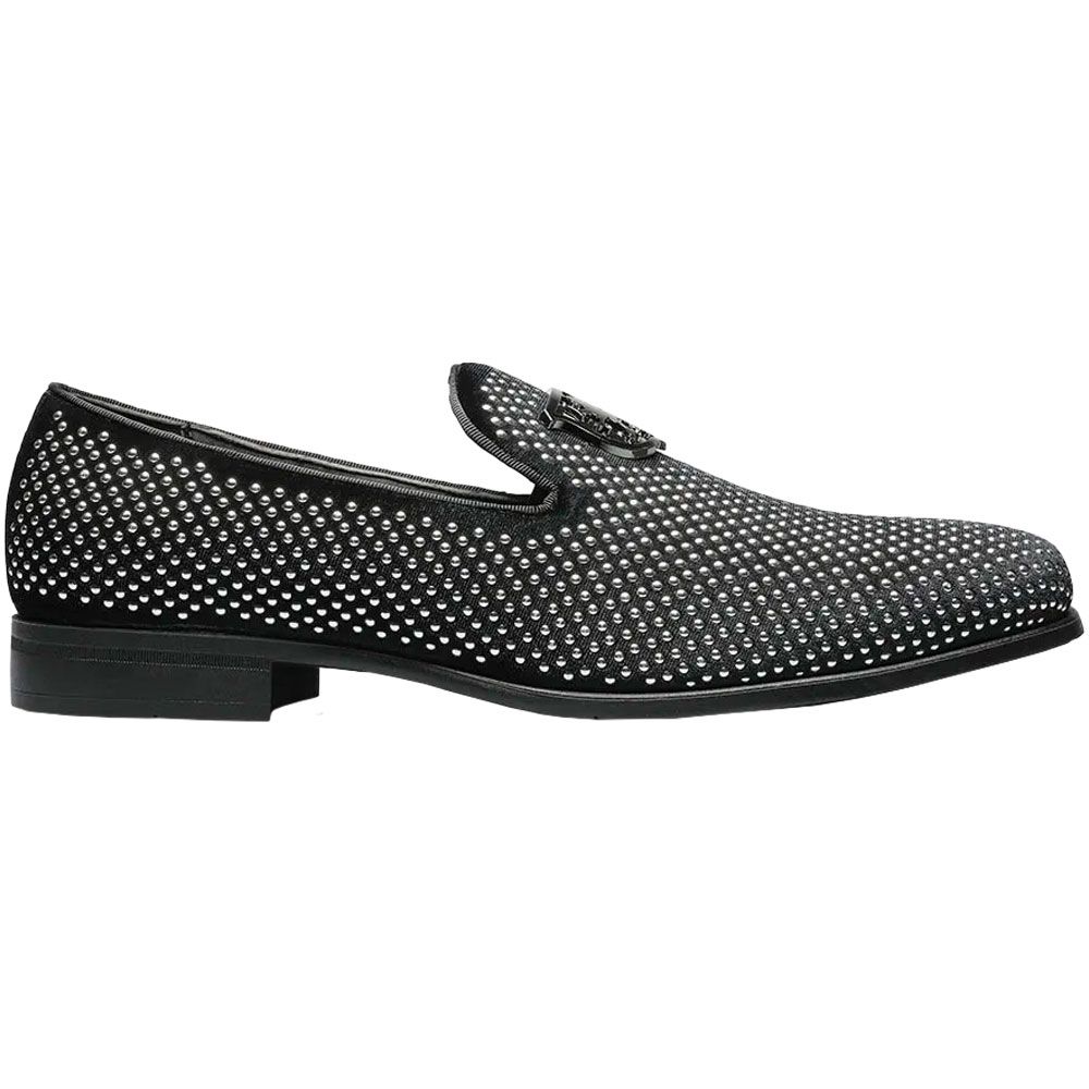 Stacy Adams Swagger | Mens Studded Slip On Loafer | Rogan's Shoes