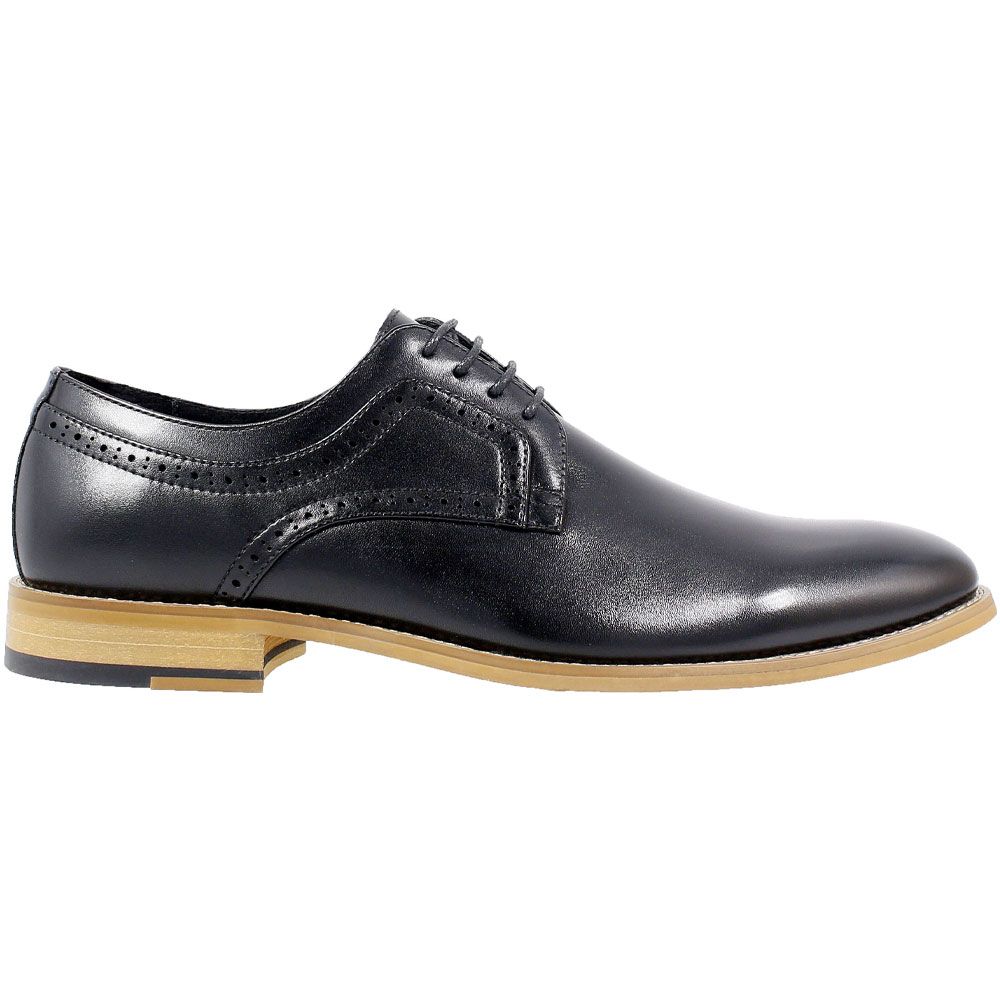 Stacy Adams Dickens Oxford Dress Shoes - Mens Black Side View