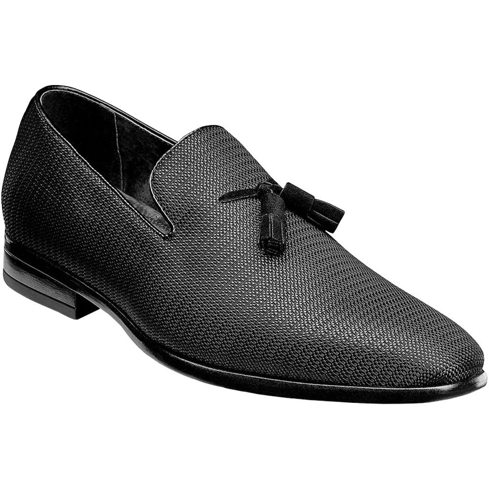 Stacy Adams Tazewell Slip On Casual Shoes - Mens Black