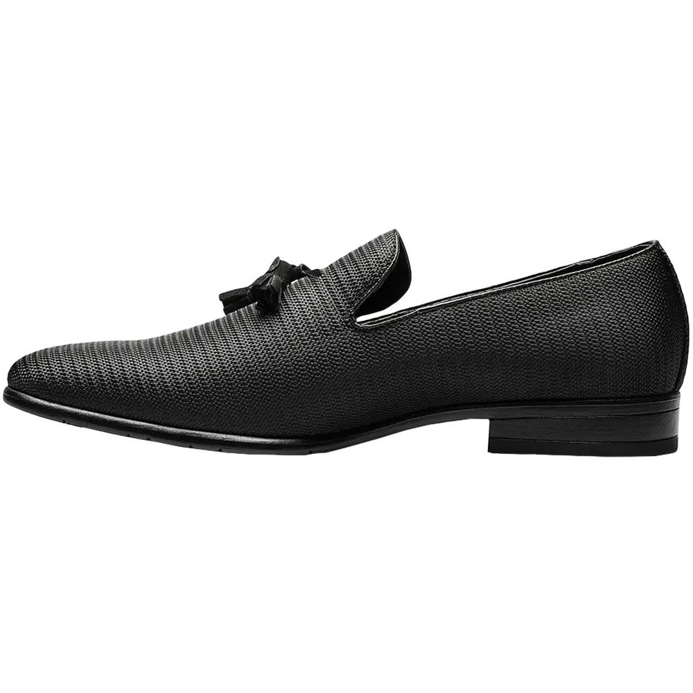 Stacy Adams Tazewell Slip On Casual Shoes - Mens Black Back View