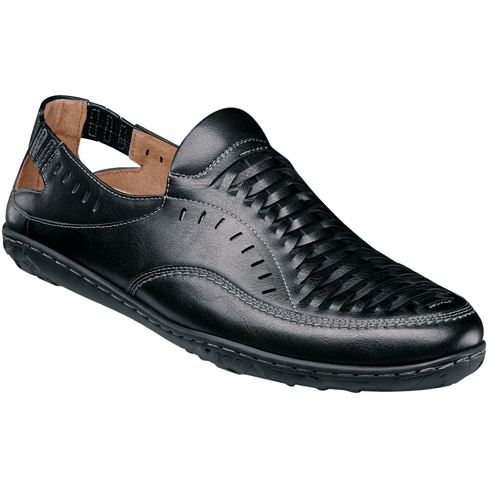 Stacy Adams Ibiza Slip On Casual Shoes - Mens Black