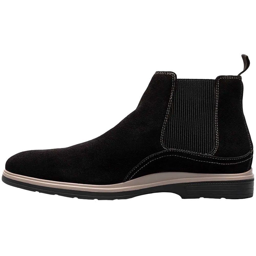 Stacy Adams Tigran Casual Boots - Mens Black Suede Back View