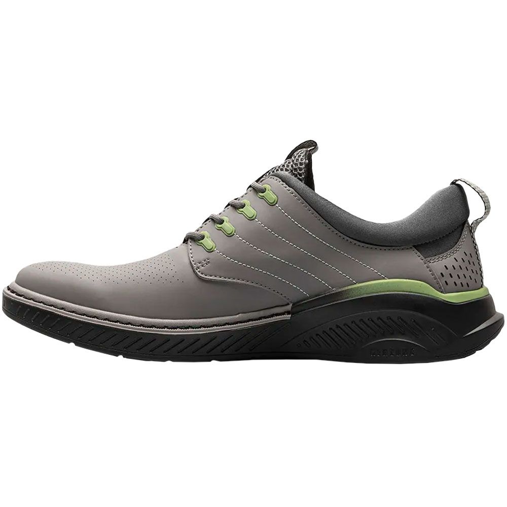 Stacy Adams Barna Lace Up Casual Shoes - Mens Grey Back View