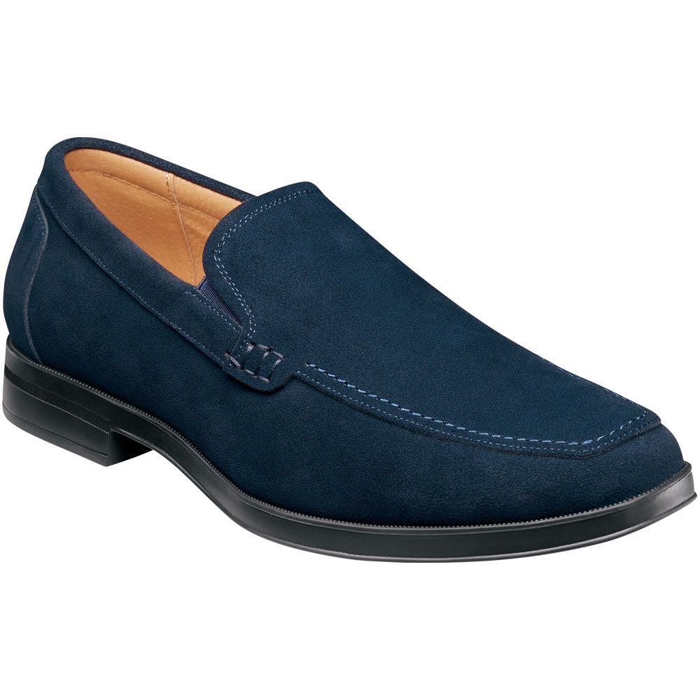 Stacy Adams Pelton Slip On Casual Shoes - Mens Navy