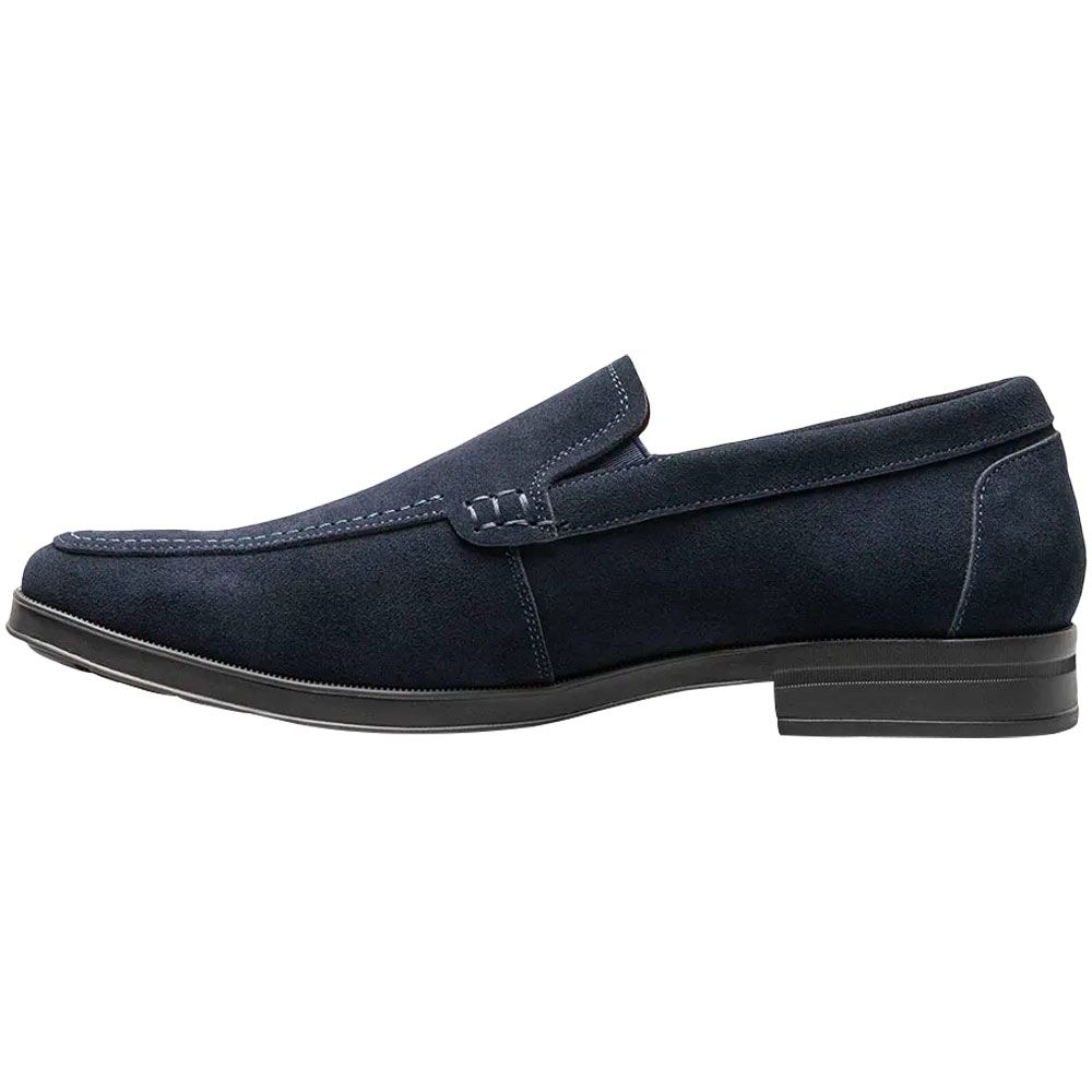 Stacy Adams Pelton Slip On Casual Shoes - Mens Navy Back View
