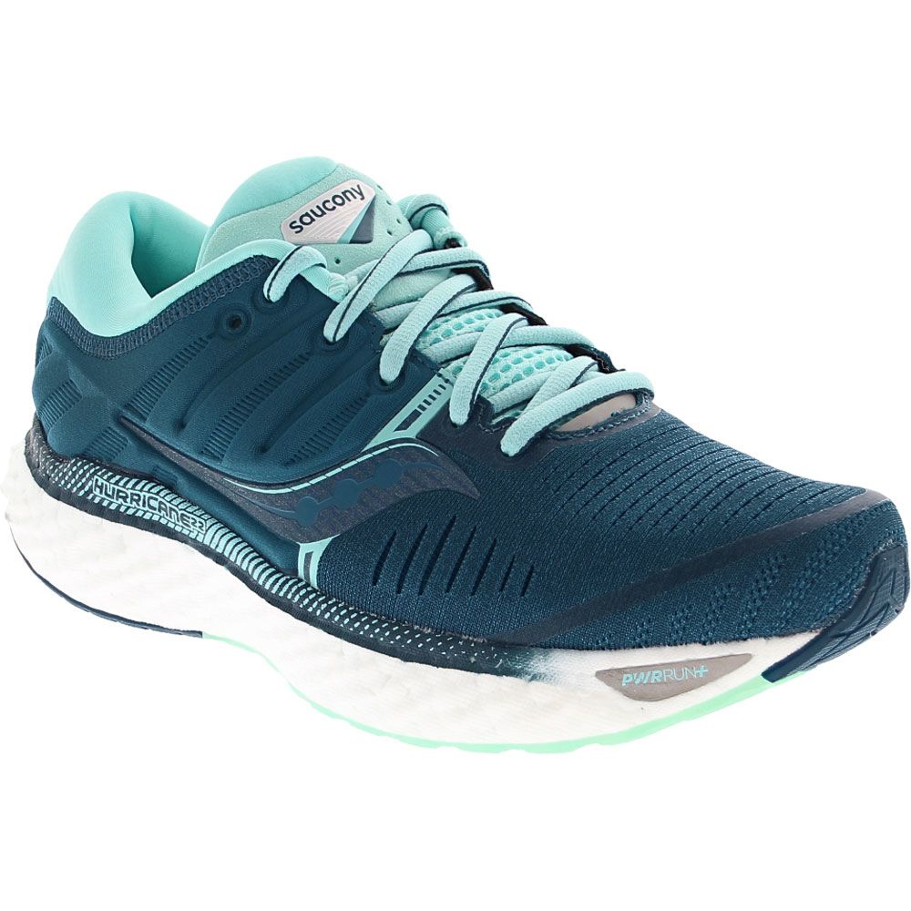 Saucony Hurricane 22 Running Shoes - Womens Blue Aqua