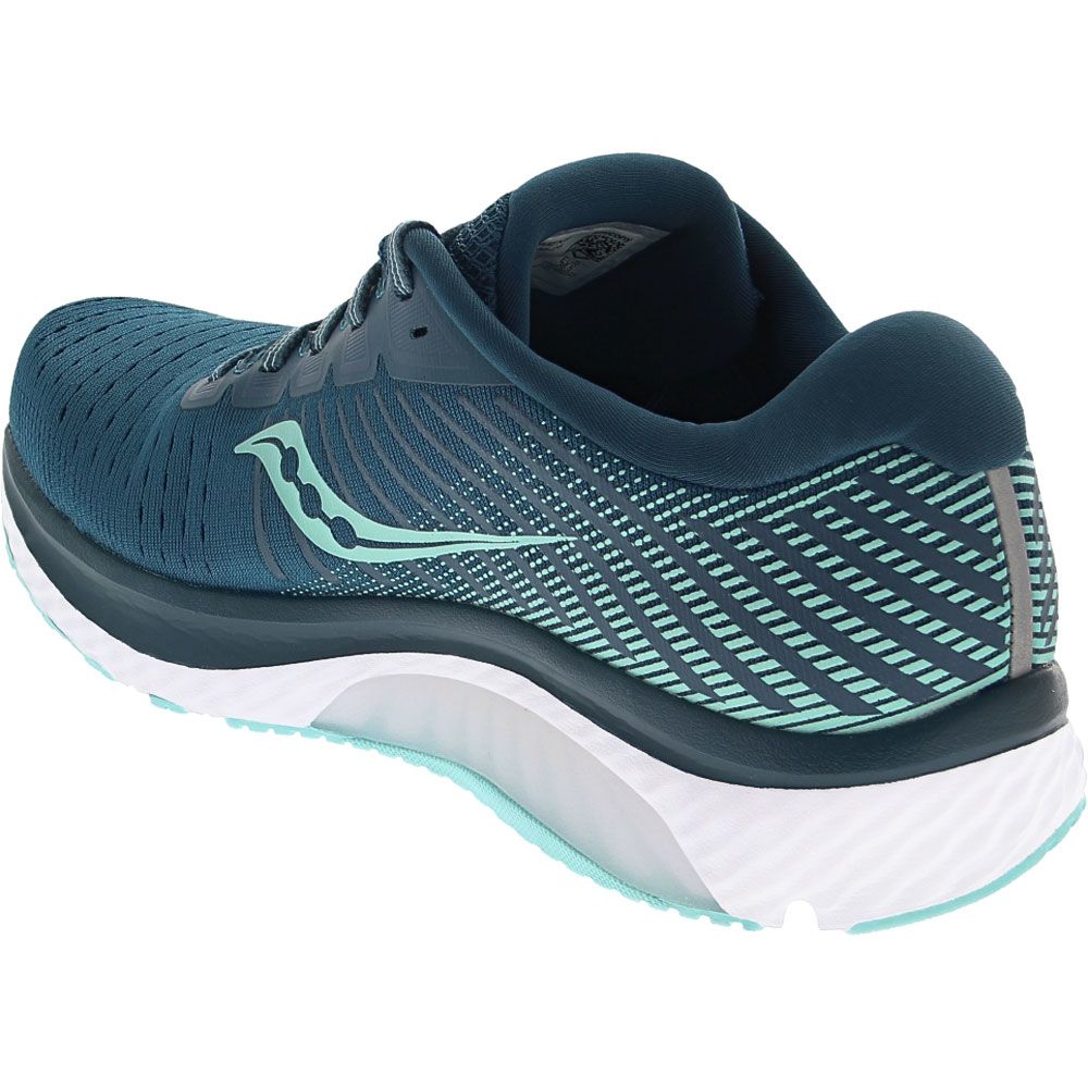 Saucony Guide 13 Running Shoes - Womens Blue Aqua Back View