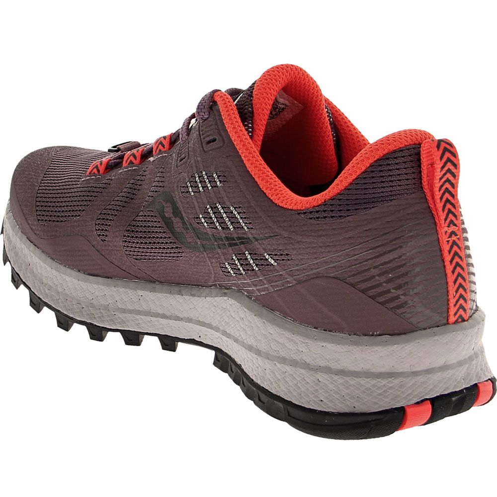 Saucony Xodus 10 Trail Running Shoes - Womens Dusk Back View