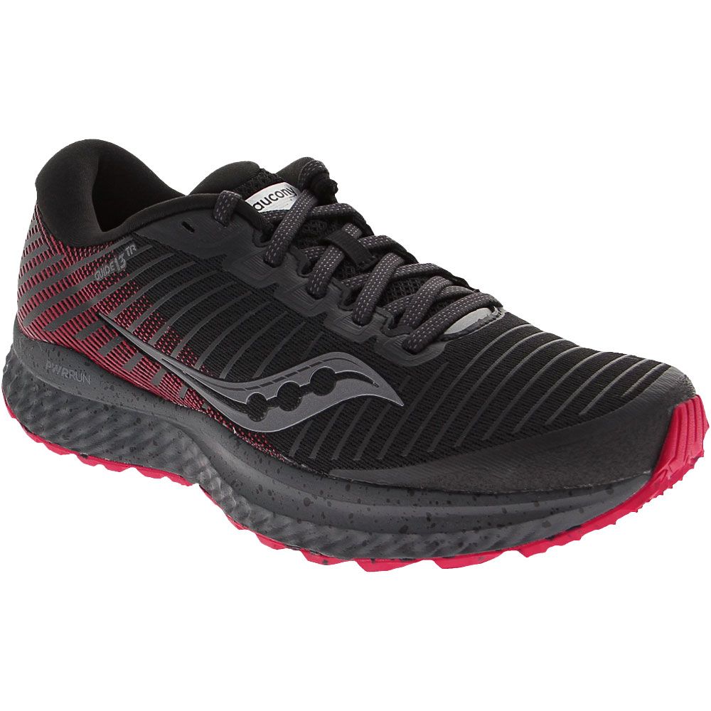 Saucony Guide 13 TR Trail Running Shoes - Womens Black Berry