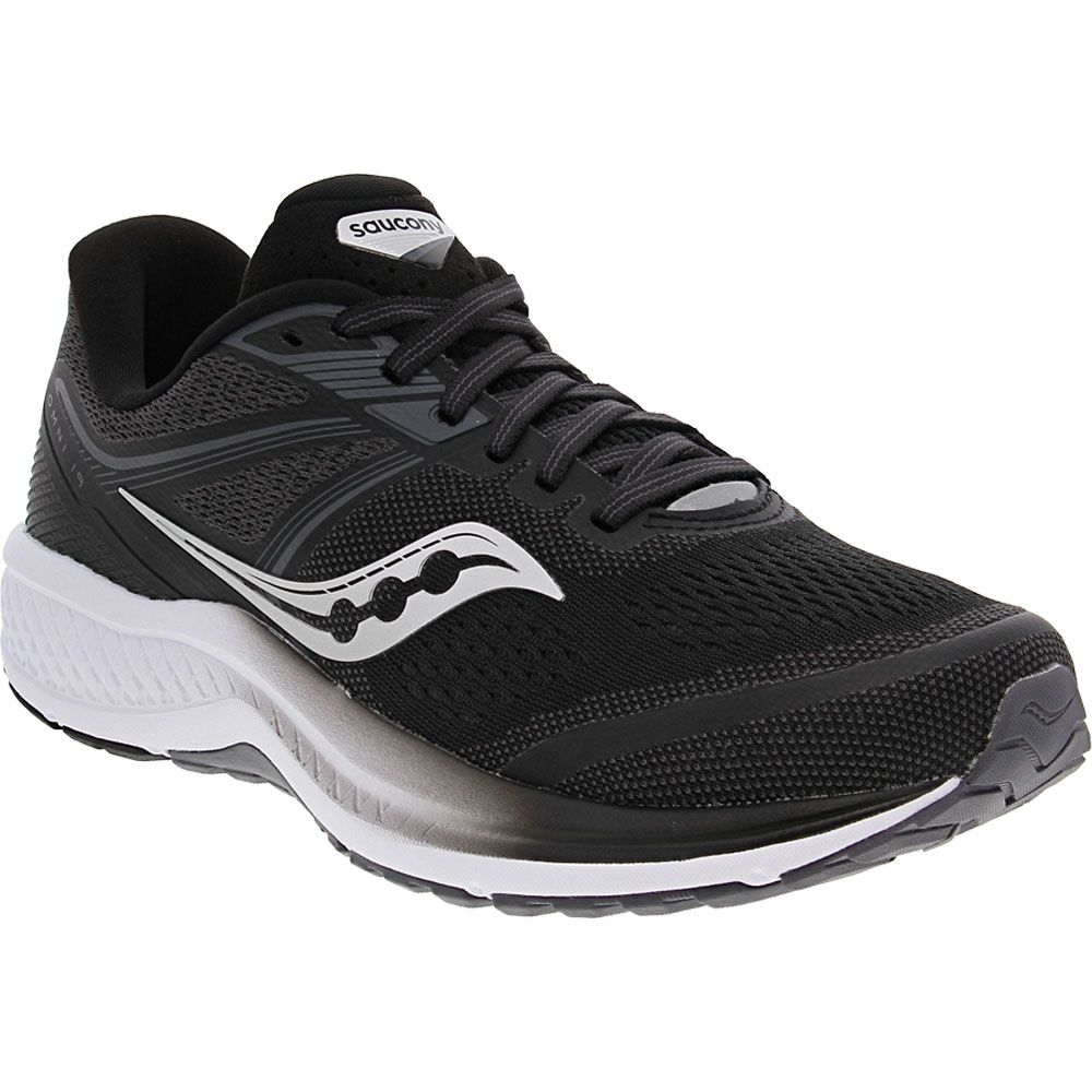 Saucony Omni 19 Running Shoes - Womens Black White