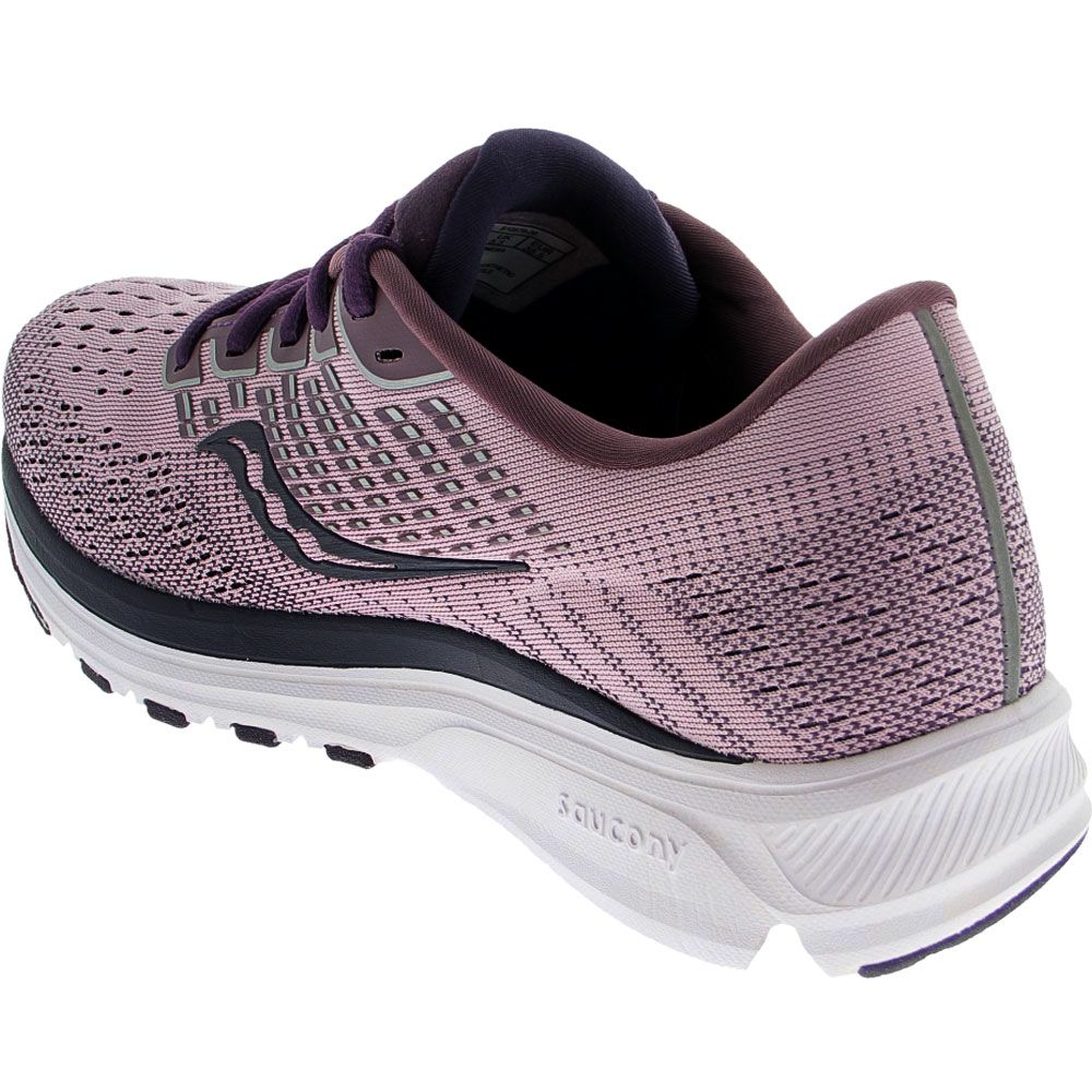 Saucony Ride 13 Running Shoes - Womens Blush Dusk Back View