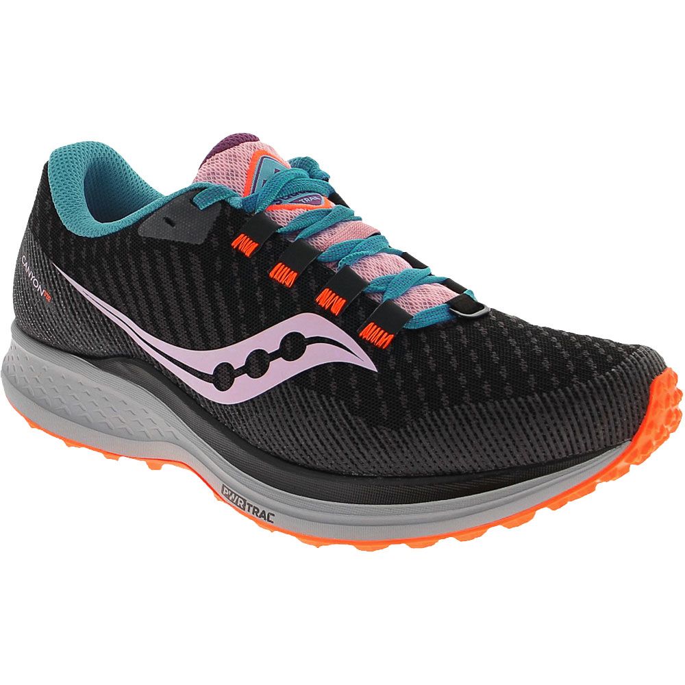 Saucony Canyon TR Trail Running Shoes - Womens Black