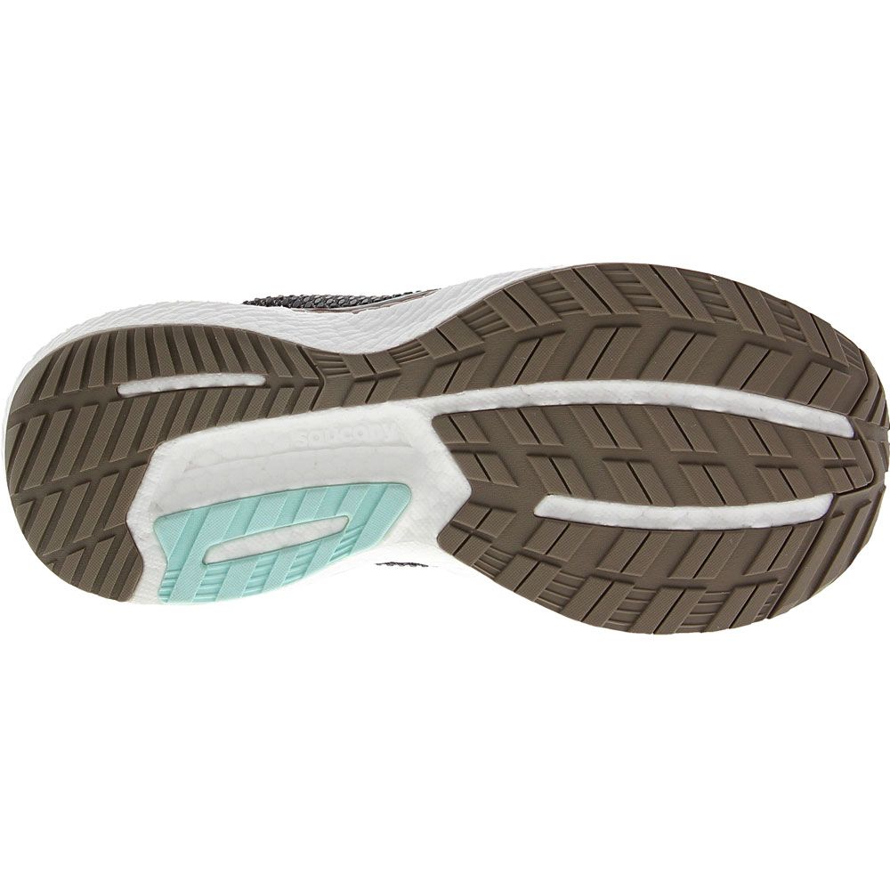 Saucony Triumph 18 Running Shoes - Womens Charcoal Sky Sole View