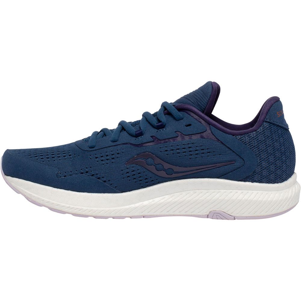 Saucony Freedom 4 Running Shoes - Womens Storm Lilac Back View