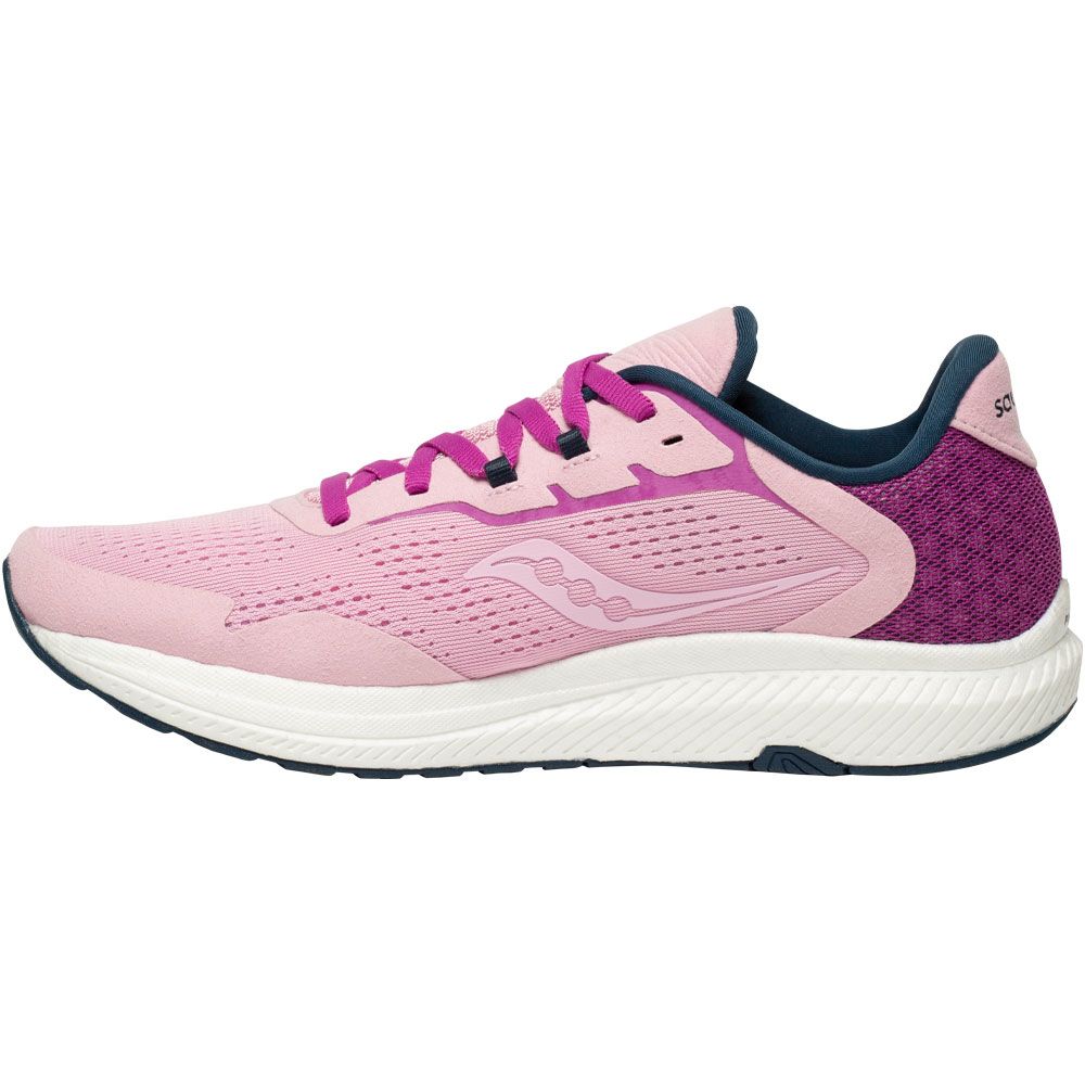 Saucony Freedom 4 Running Shoes - Womens Pink Back View