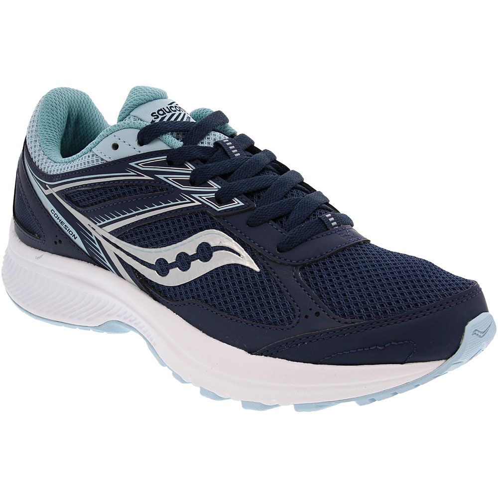 Saucony Cohesion 14 Running Shoes - Womens Navy Light Blue