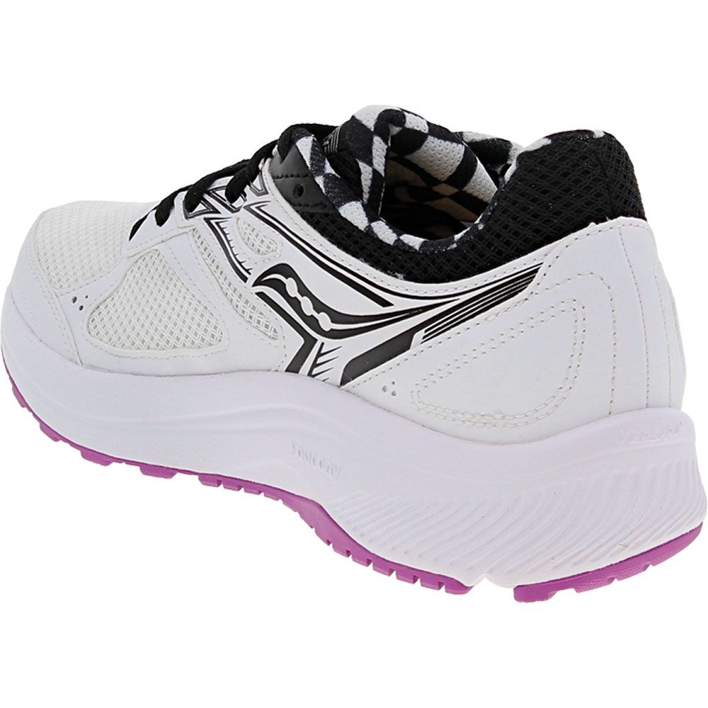 Saucony Cohesion 14 Running Shoes - Womens White Back View