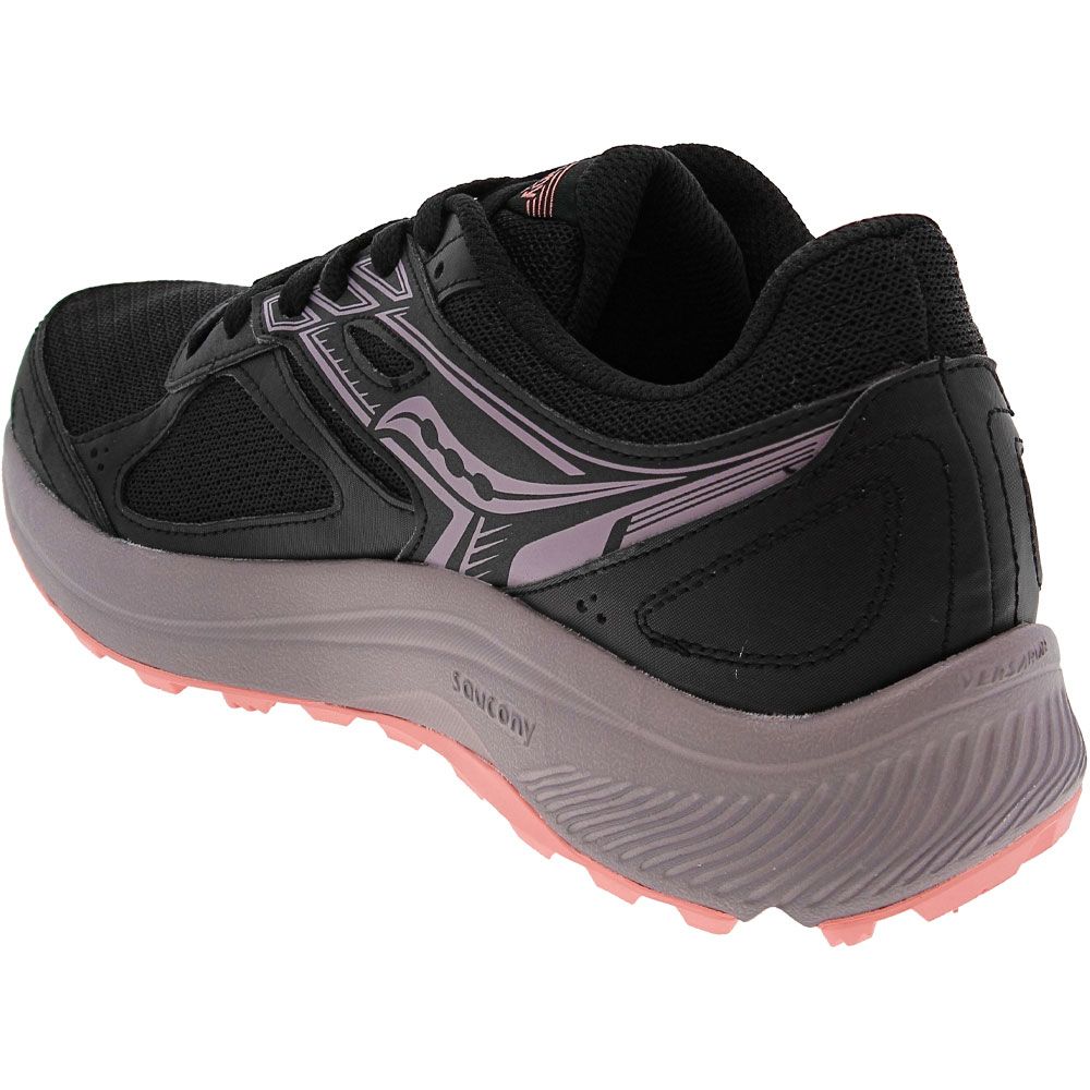 Saucony Cohesion 14 TR Trail Running Shoes - Womens Black Sunset Back View