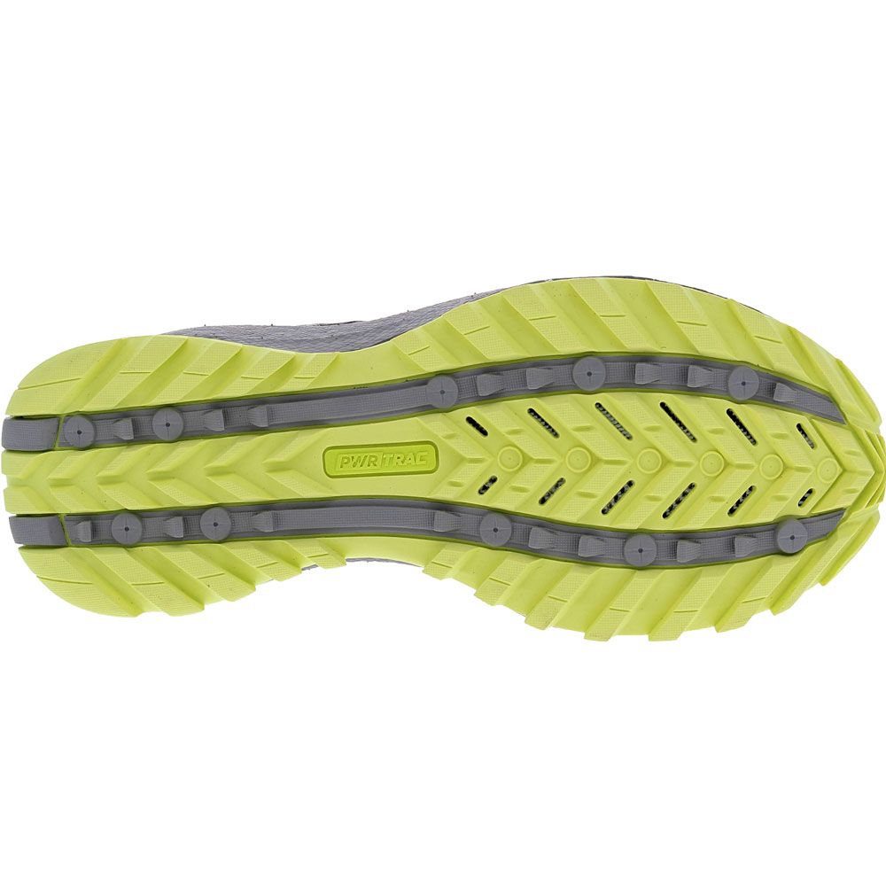 Saucony Xodus 11 Trail Running Shoes - Womens Tide Key Lime Sole View