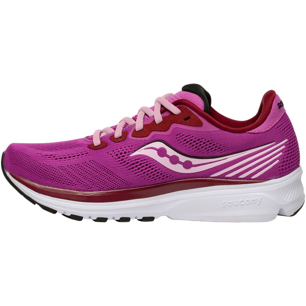 Saucony Ride 14 Running Shoes - Womens Razzle Fairytale Back View