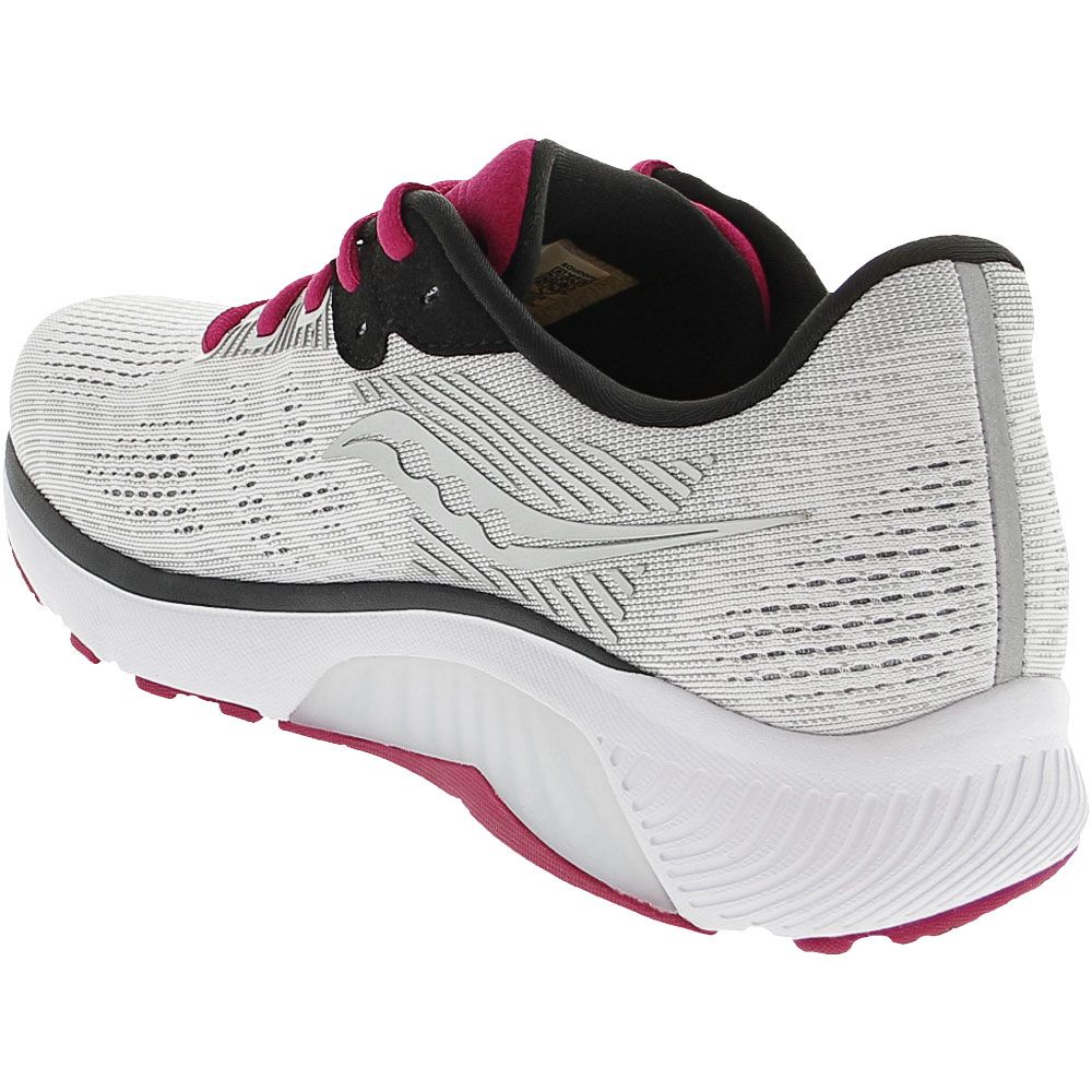 Saucony Guide 14 Running Shoes - Womens Alloy Cherry Back View