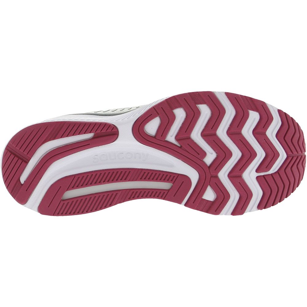 Saucony Guide 14 Running Shoes - Womens Alloy Cherry Sole View