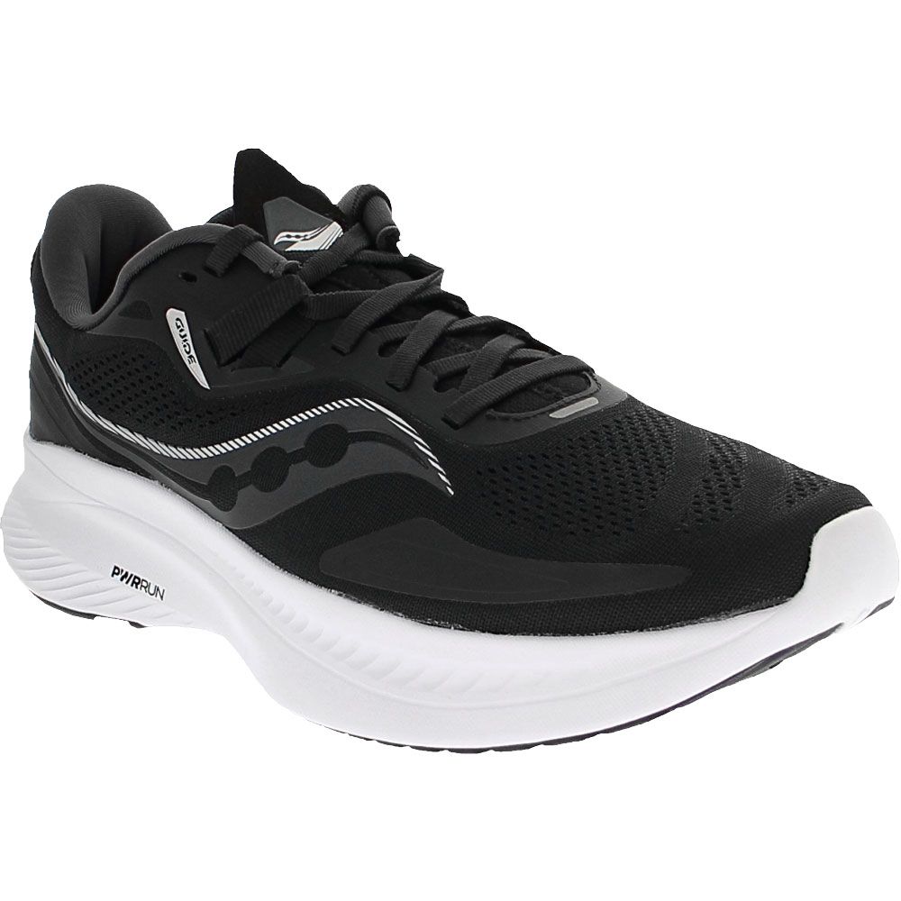 Saucony Guide 15 Running Shoes - Womens Black White