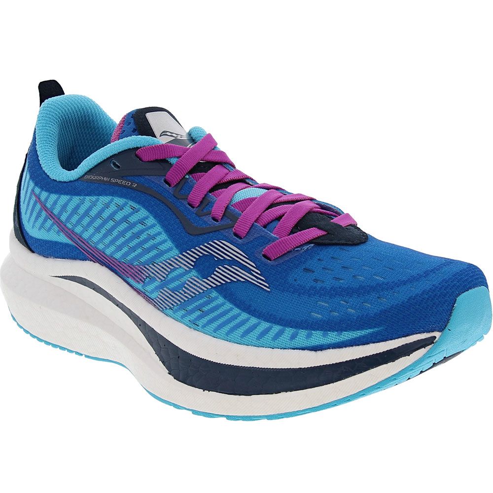 Saucony Endorphin Speed2 Running Shoes - Womens Royal Blaze Violet
