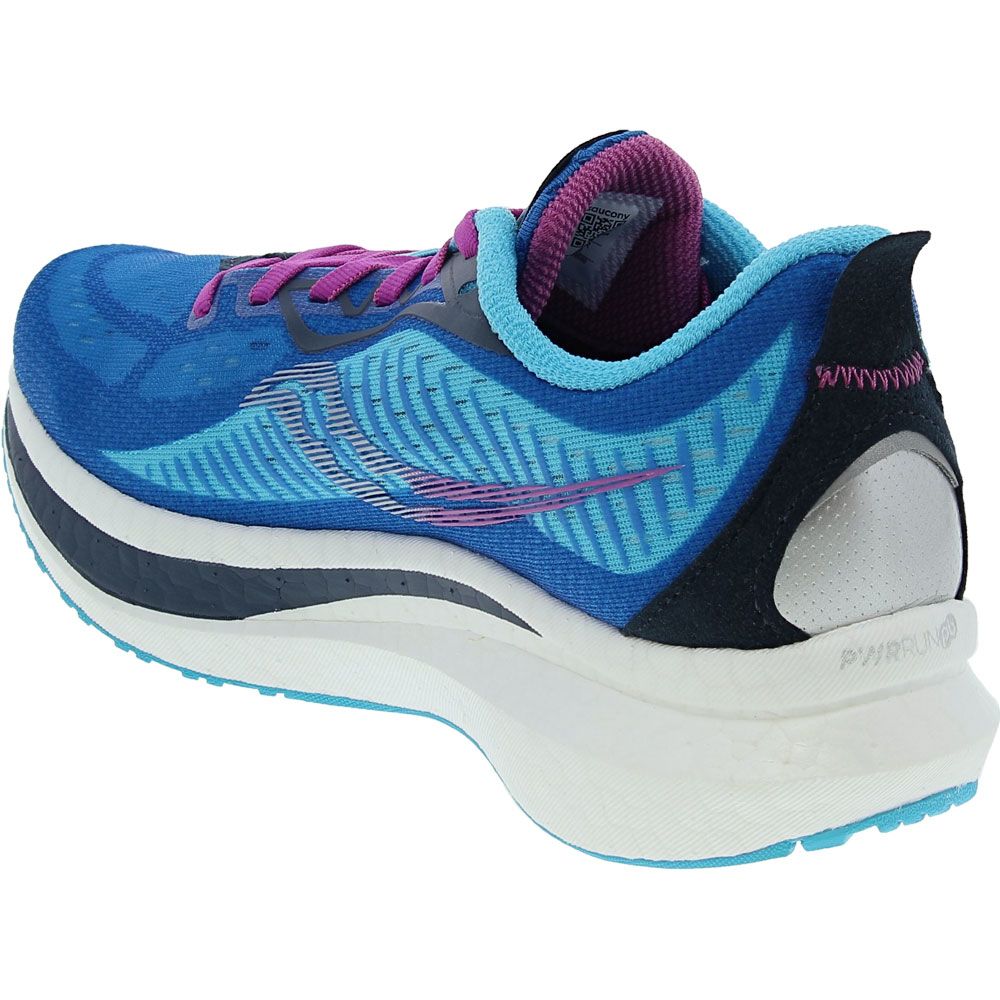 Saucony Endorphin Speed2 Running Shoes - Womens Royal Blaze Violet Back View