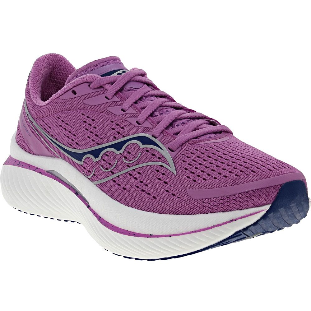 Saucony Endorphin Speed 3 Running Shoes - Womens Grape Indigo