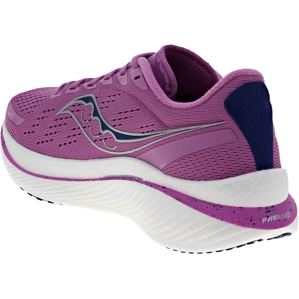 Saucony Endorphin Speed 3 Running Shoes - Womens Grape Indigo Back View