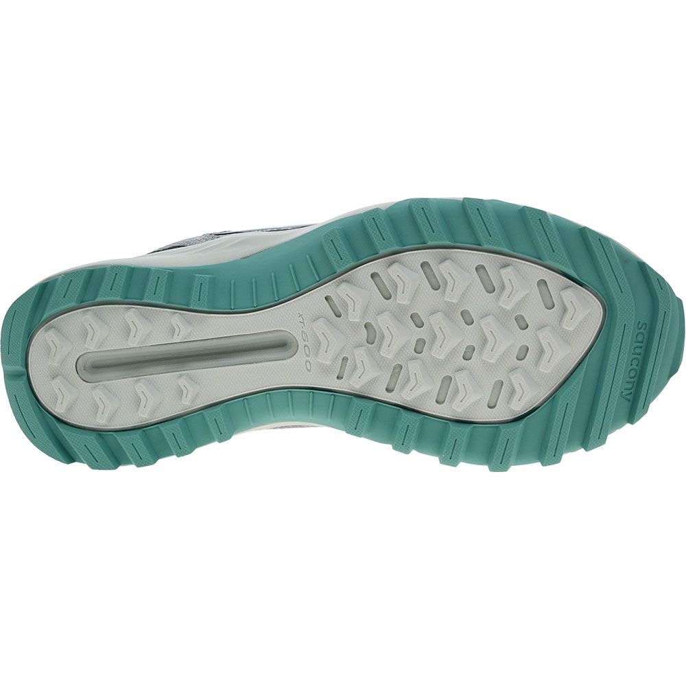 Saucony Aura TR Trail Running Shoes - Womens Concrete Shadow Sole View