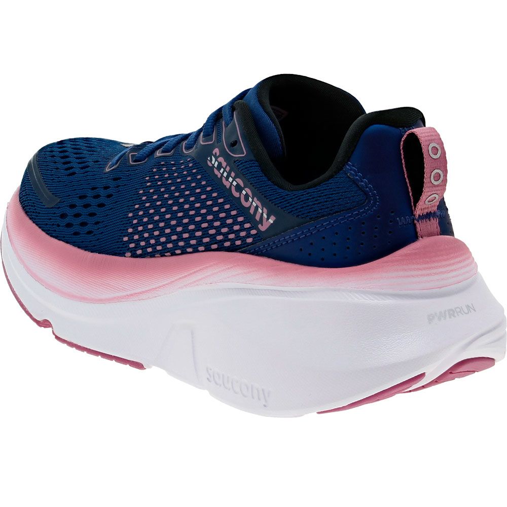 Saucony Guide 17 Running Shoes - Womens Navy Orchid Back View