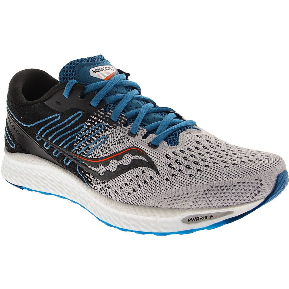 Saucony Freedom 3 Mens Running Shoes Grey Blue
