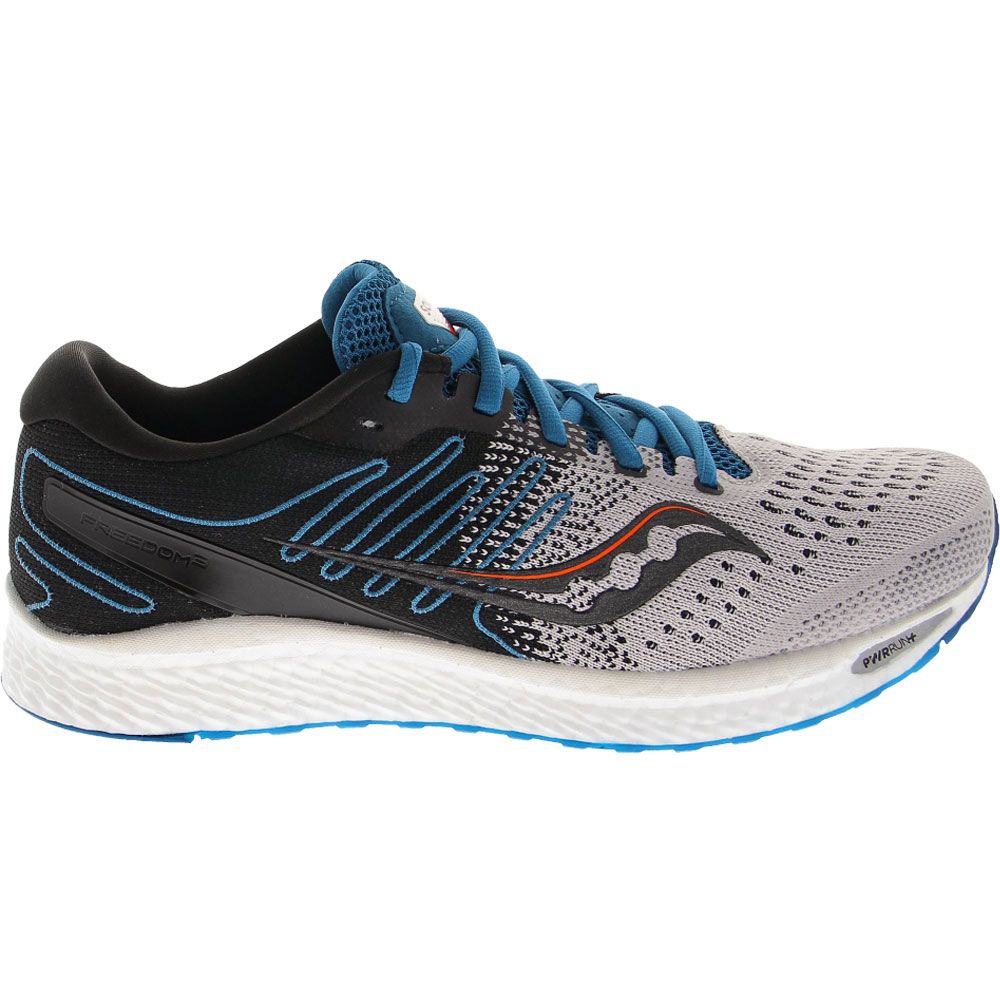 Saucony Freedom Iso 3 Running Shoes - Mens Grey Blue