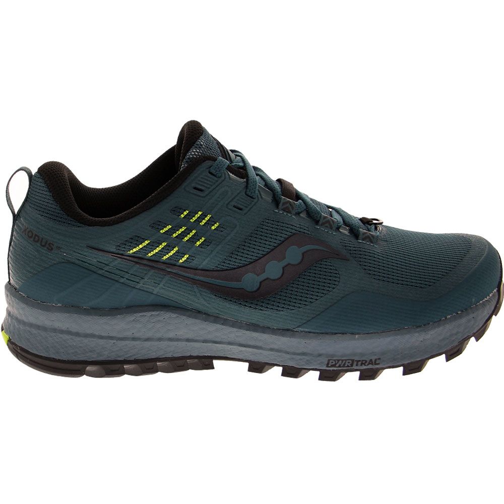 Saucony Xodus 10 Trail Running Shoes - Mens Steel Side View