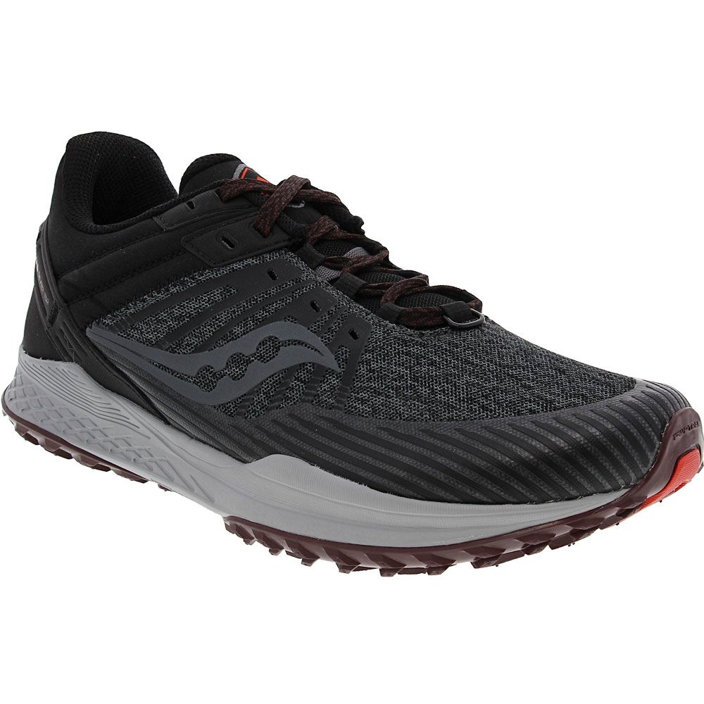 Saucony Mad River TR 2 Trail Running Shoes - Mens Black Brick