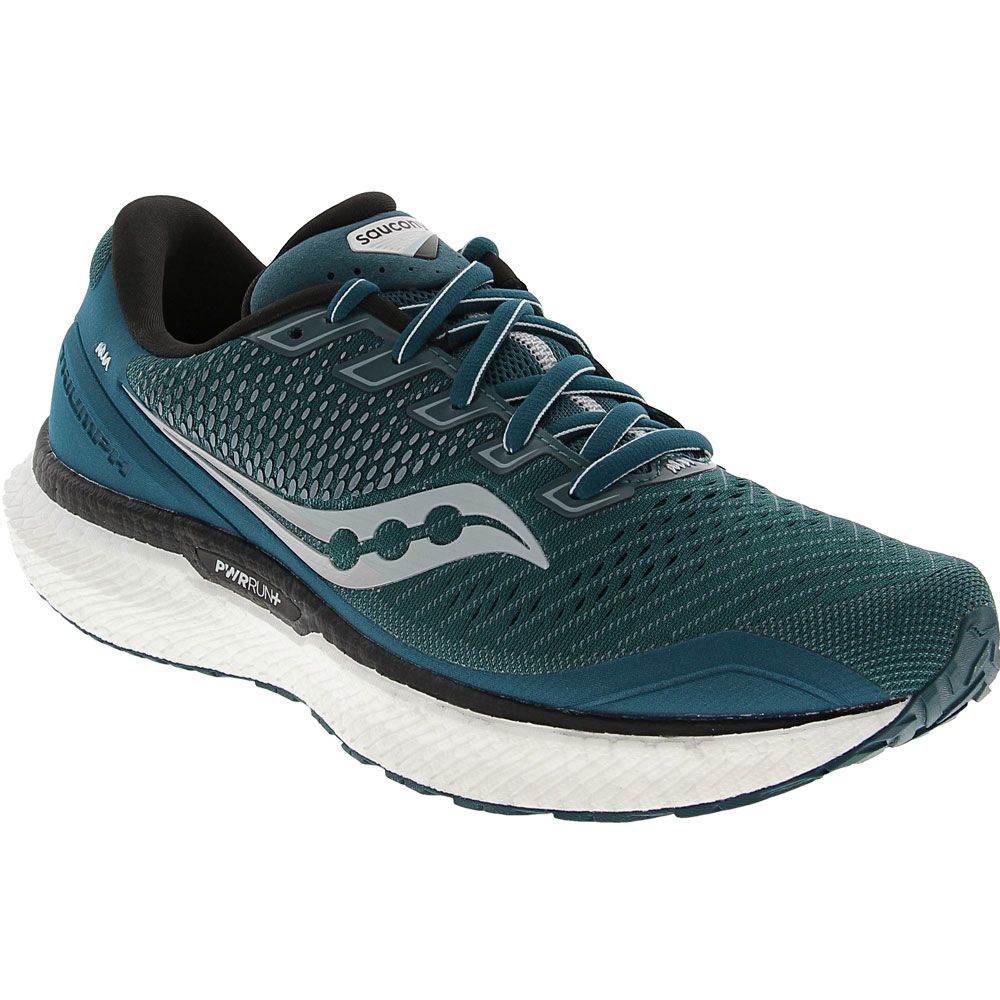 Saucony Triumph 18 Running Shoes - Mens Deep Teal Silver
