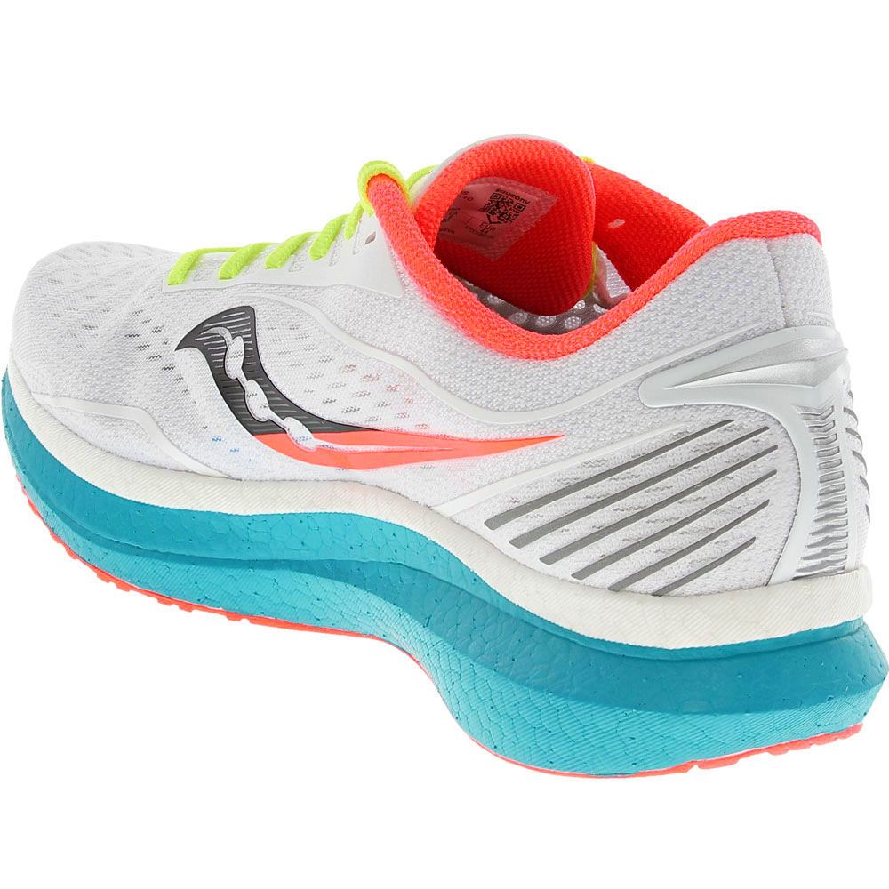 Saucony Endorphin Speed Running Shoes - Mens White Mutant Back View