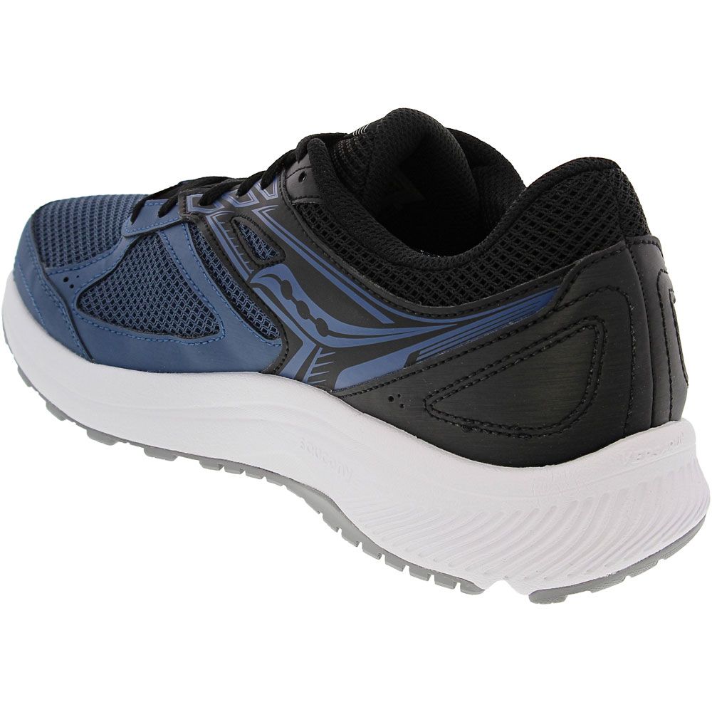 Saucony Cohesion 14 Running Shoes - Mens Blue Black Back View