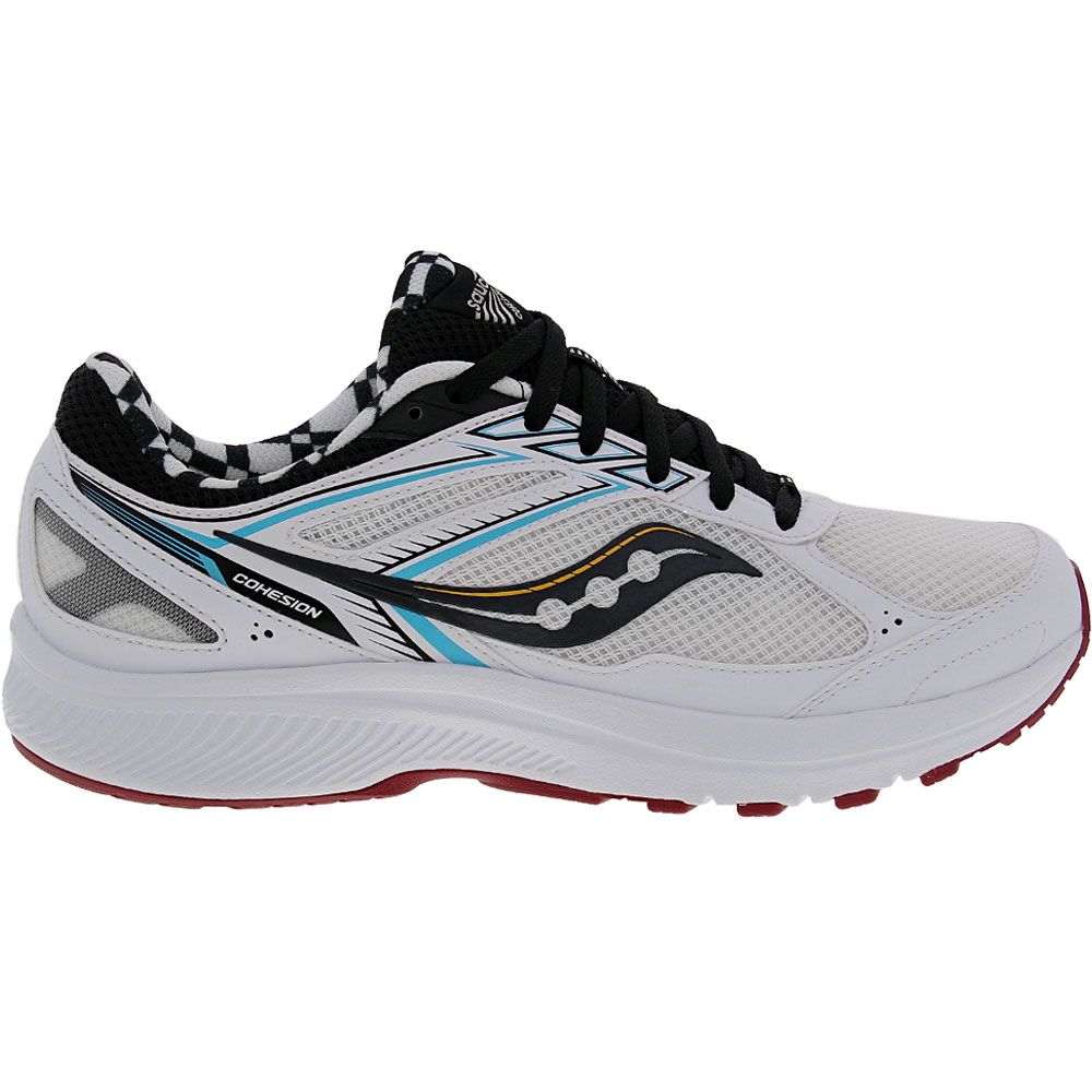 Saucony Cohesion 14 Running Shoes - Mens White Black