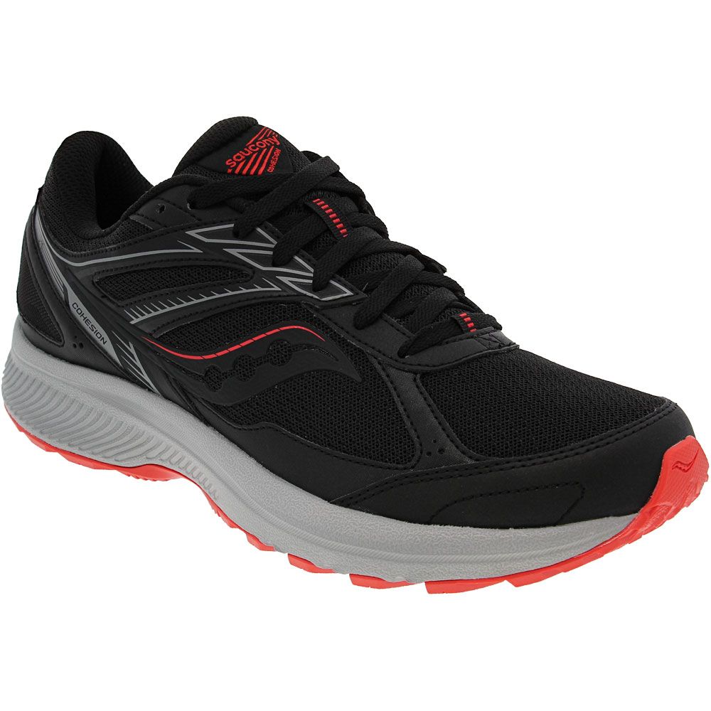Saucony Cohesion 14 TR Trail Running Shoes - Mens Black Tomato
