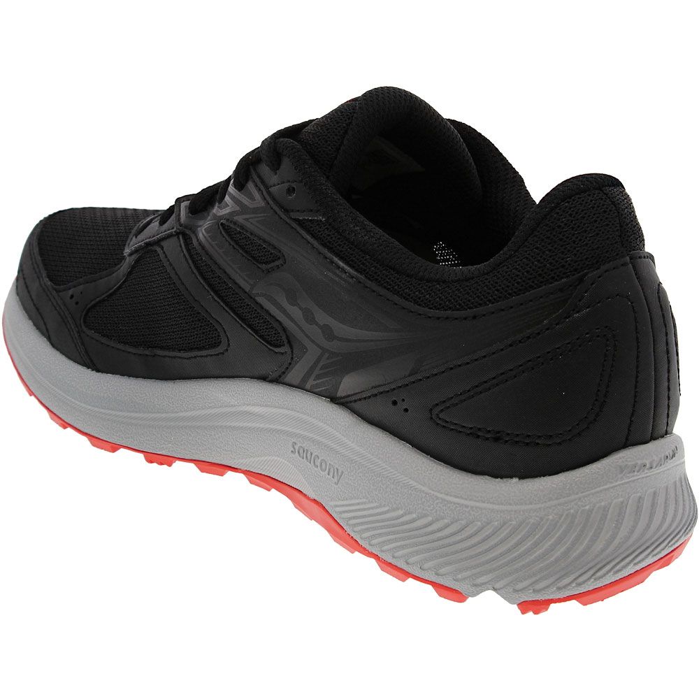 Saucony Cohesion 14 TR Trail Running Shoes - Mens Black Tomato Back View