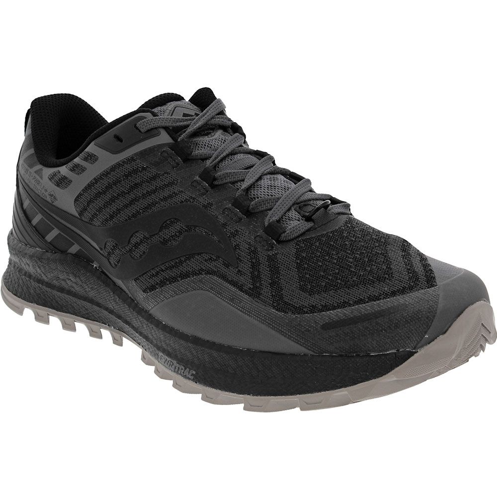 Saucony Xodus 11 Trail Running Shoes - Mens Black Gravel