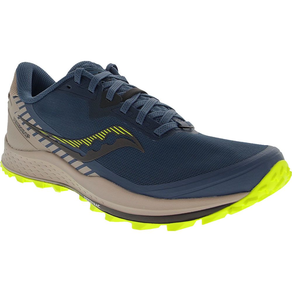 Saucony Peregrine 11 Trail Running Shoes - Mens Blue