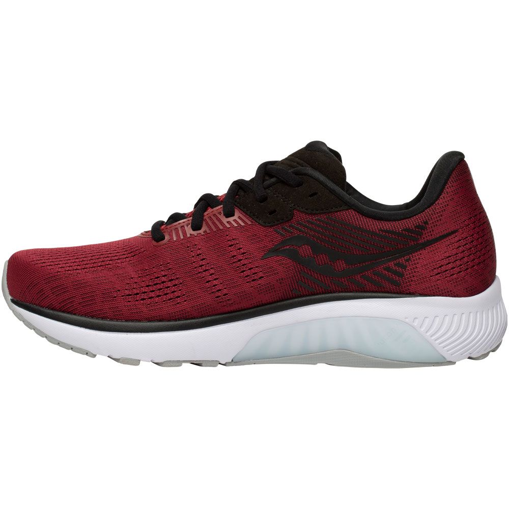 Saucony Guide 14 Running Shoes - Mens Red Back View