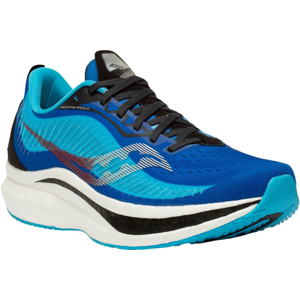 Saucony Endorphin Speed 2 Running Shoes - Mens Royal Black