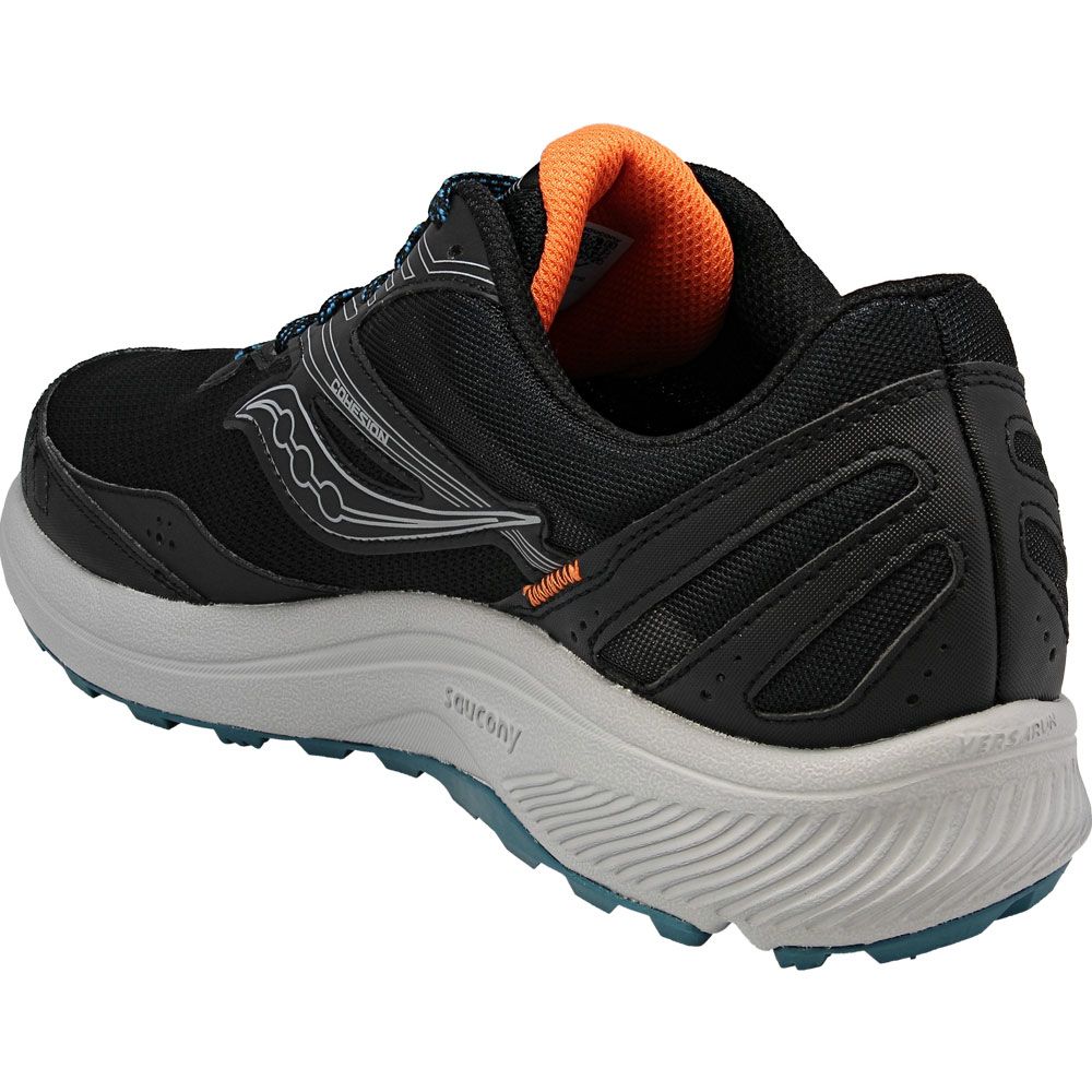Saucony Cohesion Tr15 Trail Running Shoes - Mens Black Back View