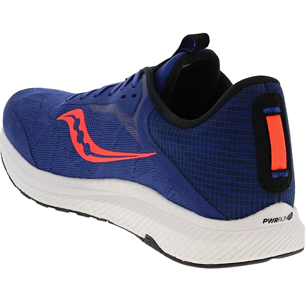 Saucony Freedom 5 Running Shoes - Mens Blue Back View
