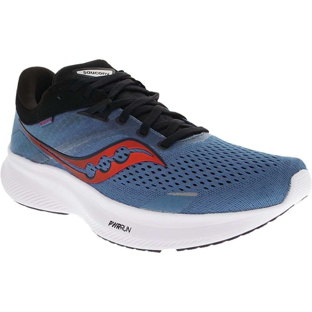Saucony Ride 16 Running Shoes - Mens Hydro Blue Black